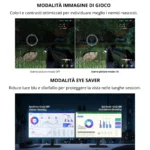 Samsung Essential S4 S40GD - Monitor Business 27", FHD, IPS, 100Hz, 5ms, Eye Save, 72% Gamma - immagine 4