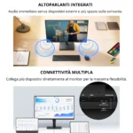 Samsung Essential S4 S40GD - Monitor Business 27", FHD, IPS, 100Hz, 5ms, Eye Save, 72% Gamma - immagine 6