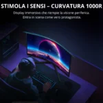 Samsung Odyssey G5 G55C - Monitor Gaming 27", QHD, VA, Curvo 1000R, 165Hz, 1ms, HDR10, FreeSync - immagine 4