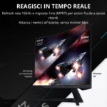 Samsung Odyssey G5 G55C - Monitor Gaming 27", QHD, VA, Curvo 1000R, 165Hz, 1ms, HDR10, FreeSync - immagine 5