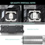 Thermalright Assassin X 120 Refined SE RGB V2 – Dissipatore CPU ad Aria 120mm con 4 Heat Pipes, Ventola S-FDB e Illuminazione RGB - immagine 6