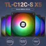 Thermalright TL-C12C-S X5 – Kit 5 Ventole 120mm PWM, Alta Efficienza e Silenziosità - immagine 2