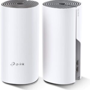 TODO: TP-Link Deco E4 Wi-Fi Mesh AC1200 Dual Band, 2 Pezzi con Copertura Fino a 260m², Parental Control, QoS, Comandi Vocali e Gestione tramite App