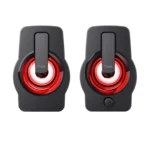 Trust Gemi – Altoparlanti PC 2.0 con LED RGB, 6W RMS (12W Picco), Alimentazione USB e Jack 3.5 mm - immagine 2