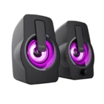 Trust Gemi – Altoparlanti PC 2.0 con LED RGB, 6W RMS (12W Picco), Alimentazione USB e Jack 3.5 mm - immagine 3