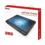 Trust Ziva – Base di Raffreddamento per Laptop fino a 16", Ventola USB con LED Blu - immagine 2