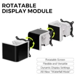 TRYX PANORAMA SE ARGB 360 WHITE – Dissipatore AIO 360mm con Display AMOLED Curvo 6.67”, Modulo Rotabile, Pompa Asetek Adela e Ventole ARGB Preinstallate - immagine 6