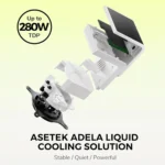 TRYX PANORAMA SE ARGB 360 WHITE – Dissipatore AIO 360mm con Display AMOLED Curvo 6.67”, Modulo Rotabile, Pompa Asetek Adela e Ventole ARGB Preinstallate - immagine 7