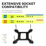 TRYX PANORAMA SE ARGB 360 WHITE – Dissipatore AIO 360mm con Display AMOLED Curvo 6.67”, Modulo Rotabile, Pompa Asetek Adela e Ventole ARGB Preinstallate - immagine 9