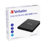 Verbatim Mobile DVD Rewriter USB 2.0 – Masterizzatore CD/DVD Esterno Slim Nero per Windows e Mac - immagine 2