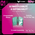 ASUS TUF Gaming Mini Wireless Mouse Hatsune Miku Edition – Mouse Gaming Wireless Tri-Mode 65g, 12.000 DPI, 100M Click, PTFE - immagine 5