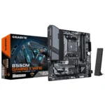 GIGABYTE B550M GAMING X WIFI6 – Scheda Madre Micro-ATX, Socket AM4, DDR4, PCIe 4.0, USB 3.2, Wi-Fi 6, LAN GbE, Bluetooth 5.3 [9MB55MGW-00-G10]