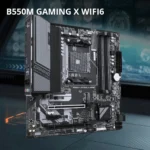 GIGABYTE B550M GAMING X WIFI6 – Scheda Madre Micro-ATX, Socket AM4, DDR4, PCIe 4.0, USB 3.2, Wi-Fi 6, LAN GbE, Bluetooth 5.3 [9MB55MGW-00-G10] - immagine 2