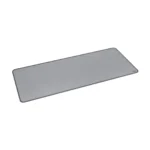Logitech Desk Mat Mid Grey – Tappetino Scrivania 700 × 300 mm, Tessuto Riciclato, Base Antiscivolo, Grigio - immagine 2