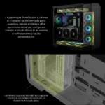 MSI MAG PANO 100R PZ – Case Gaming Mid Tower, ATX, Panoramico 270°, 4 Ventole ARGB, Supporto Radiatori 360mm - immagine 6