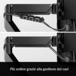 ARCTIC X1-3D – Braccio Monitor con Gas Lift fino a 40" / 43" Ultrawide, VESA 75/100, Regolabile 3D - immagine 12