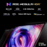 ASUS ROG Strix SCAR 18 G835LX-SA008W – Notebook Gaming 18", Intel Ultra 9 275HX, RTX 5090, 64GB DDR5, 2TB SSD, 2.5K Mini LED, 240Hz, 100% DCI-P3, Win 11 Home - immagine 9