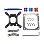 FSP MP7-B – Dissipatore CPU Black Edition con 6 Heat Pipes, Doppia Ventola 120mm e Design Offset - immagine 8