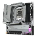 GIGABYTE B650M AORUS ELITE AX ICE – 1Scheda Madre Micro-ATX AM5 con DDR5, PCIe 5.0, Wi-Fi 6E e USB-C 20Gb/s - immagine 4