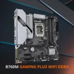 GIGABYTE B760M GAMING PLUS WIFI DDR4 – Scheda Madre Micro-ATX, LGA1700, DDR4, PCIe 4.0, Wi-Fi 6, Q-Flash Plus e Smart Fan 6 - immagine 2