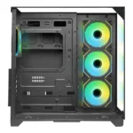 Itek DARK CAVE PANO - Gaming Case Mid Tower ATX con 4 Ventole ARGB - immagine 6