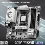 MSI B850M GAMING PLUS WIFI6E – Scheda Madre mATX AM5 per Ryzen 9000 con Wi-Fi 6E, 2.5G LAN, M.2 PCIe 5.0 e funzioni EZ DIY - immagine 2