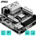 MSI B850M GAMING PLUS WIFI6E – Scheda Madre mATX AM5 per Ryzen 9000 con Wi-Fi 6E, 2.5G LAN, M.2 PCIe 5.0 e funzioni EZ DIY - immagine 5