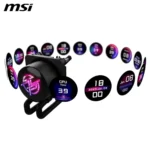 MSI MPG CORELIQUID P13 – Dissipatore a liquido AIO 360mm con Display LCD 2.1", Design Streamline, CycloBlade 9, ARGB GEN2 - immagine 5