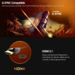 AOC U27G4R – Monitor Gaming Dual Frame 27” UHD 160Hz / FHD 320Hz, Fast IPS, 0.5ms, G-Sync Compatible, HDR400 - immagine 4