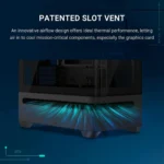 ASUS Prime AP202 ARGB – Case mATX panoramico con vetro temperato curvo e illuminazione ARGB Aura Sync - immagine 4