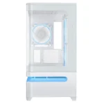 ASUS Prime AP202 ARGB White – Case mATX panoramico con vetro temperato curvo e illuminazione ARGB Aura Sync - immagine 10