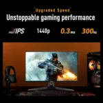 ASUS TUF Gaming VG27AQM5A – Monitor Gaming 27" QHD (2560×1440), 300Hz, Fast IPS, 0.3ms, FreeSync Premium, G-SYNC Compatible, 95% DCI-P3 - immagine 4