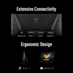 ASUS TUF Gaming VG27AQM5A – Monitor Gaming 27" QHD (2560×1440), 300Hz, Fast IPS, 0.3ms, FreeSync Premium, G-SYNC Compatible, 95% DCI-P3 - immagine 8