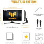 ASUS TUF Gaming VG27AQM5A – Monitor Gaming 27" QHD (2560×1440), 300Hz, Fast IPS, 0.3ms, FreeSync Premium, G-SYNC Compatible, 95% DCI-P3 - immagine 9