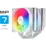 FSP MP7-WA – Dissipatore CPU asd Aria ARGB con 6 Heat Pipes, Doppia Ventola 120mm e Design Offset - immagine 2
