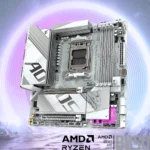 GIGABYTE B850M AORUS ELITE WIFI6E ICE – Scheda madre mATX, Socket AM5, DDR5, PCIe 5.0, Wi-Fi 6E, 2.5GbE - immagine 2