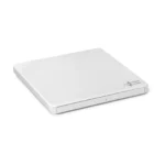 Hitachi-LG GP60 – Masterizzatore DVD Esterno Slim USB 2.0 8x per Windows e Mac (Bianco) - immagine 2
