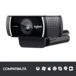 Logitech C922 Pro HD Stream – Webcam 1080p per Streaming con Autofocus, Stereo Mic e Treppiede - immagine 13