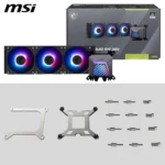 MSI MAG CORELIQUID A15 360 – Dissipatore a liquido AIO da 360mm, pompa ad alte prestazioni, ventole CycloBlade ARGB GEN2 - immagine 10