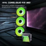 MSI MAG CORELIQUID A15 360 – Dissipatore a liquido AIO da 360mm, pompa ad alte prestazioni, ventole CycloBlade ARGB GEN2 - immagine 2