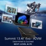 MSI Summit 13 AI+ Evo A2VMTG-040IT – Notebook Business AI 13,3” FHD+ Touch con Intel Core Ultra 7 258V, 32GB RAM, SSD 1TB e Windows 11 Pro [Pre-Ordine] - immagine 2