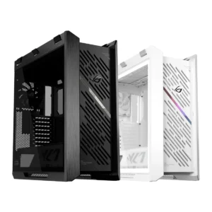 ASUS ROG Strix Helios II – Case Mid Tower Premium in Vetro Temperato e Alluminio, con 4 Ventole da 140 mm Preinstallate