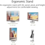 ASUS ProArt Display PA279CRV – Monitor 27” 4K UHD IPS, 99% DCI-P3, Calman Verified, USB-C 96W, HDR400, ergonomico - immagine 10