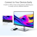 ASUS ProArt Display PA279CRV – Monitor 27” 4K UHD IPS, 99% DCI-P3, Calman Verified, USB-C 96W, HDR400, ergonomico - immagine 7