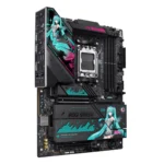 ASUS ROG STRIX X870E-H GAMING WIFI7 Hatsune Miku Edition – Scheda Madre ATX, AM5, X870E, DDR5, PCIe 5.0, USB4, WiFi 7 - immagine 3