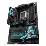 ASUS ROG STRIX X870E-H GAMING WIFI7 Hatsune Miku Edition – Scheda Madre ATX, AM5, X870E, DDR5, PCIe 5.0, USB4, WiFi 7 - immagine 4