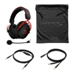 HyperX Cloud Alpha Black-Red – Cuffie Gaming con Driver Dual Chamber 50mm, Microfono Removibile, Compatibili PC/PS5/Xbox/Switch - immagine 5
