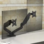 ICY BOX IB-MS204-T – Supporto da Scrivania per Doppio Monitor fino a 32", VESA 75/100, Bracci Regolabili - immagine 3