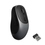 Keychron BM24 Metal Gray – Mouse Wireless 2.4GHz / Bluetooth 5.2 / USB-C, Silenzioso, 81g, fino a 2400 DPI