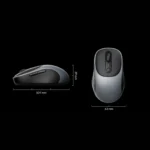 Keychron BM24 Metal Gray – Mouse Wireless 2.4GHz / Bluetooth 5.2 / USB-C, Silenzioso, 81g, fino a 2400 DPI - immagine 10